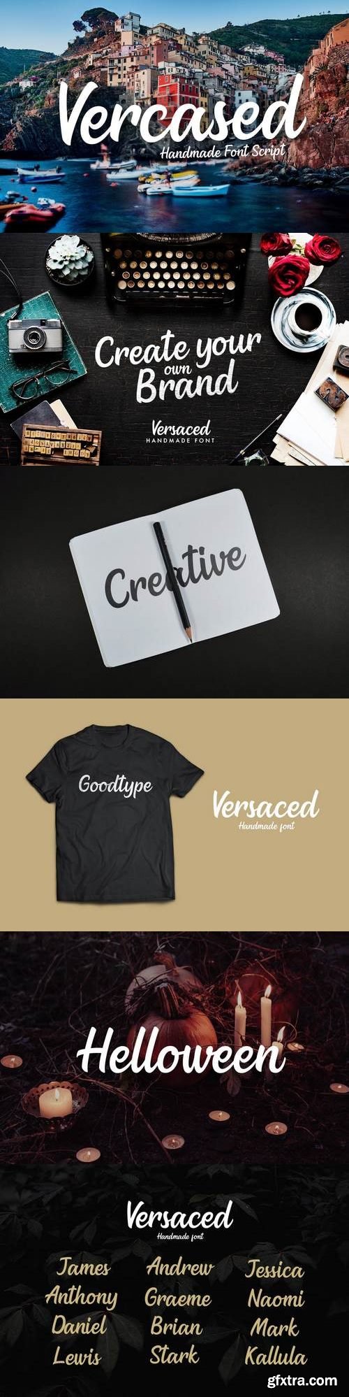 Versaced - Handmade Font