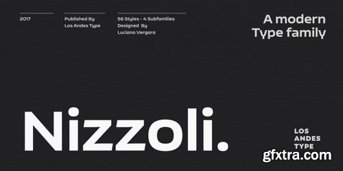 Nizzoli Font Family