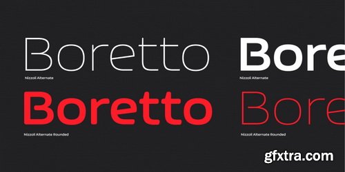 Nizzoli Font Family