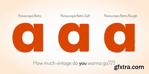 Paneuropa Retro Font Family