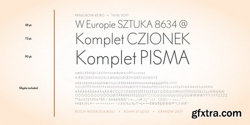 Paneuropa Retro Font Family