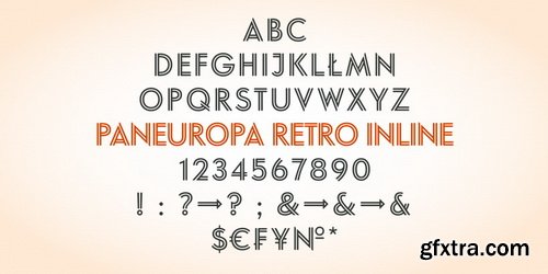 Paneuropa Retro Font Family