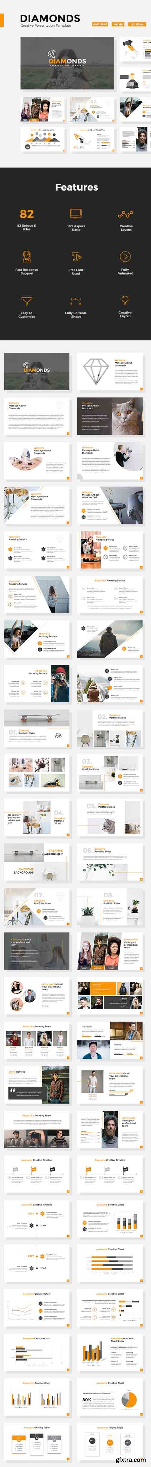 GR - Diamonds - Creative Powerpoint Template 20708030 GR - Diamonds - Creative Powerpoint Template 20708030