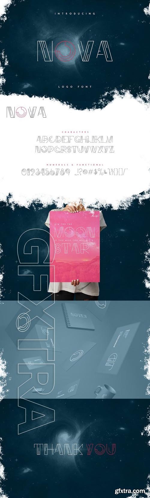 CreativeMarket - Nova - Logo Font 1861400