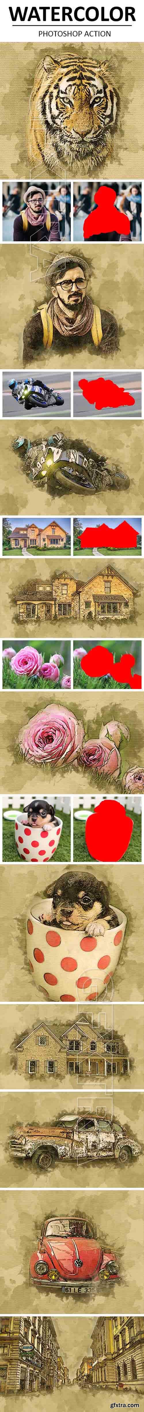 GraphicRiver - Watercolor Photoshop Action 20655435