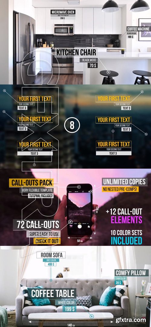 72 Call-Out Titles Ultimate Pack - After Effects