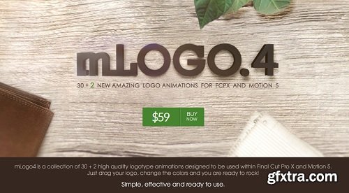 MotionVFX - mLOGO 4 for Final Cut Pro X and Motion 5 (macOS)