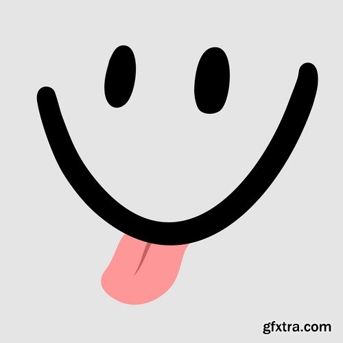 Funny faces caricature cartoon character image to be printed on the fabric T Shirt 25 EPS