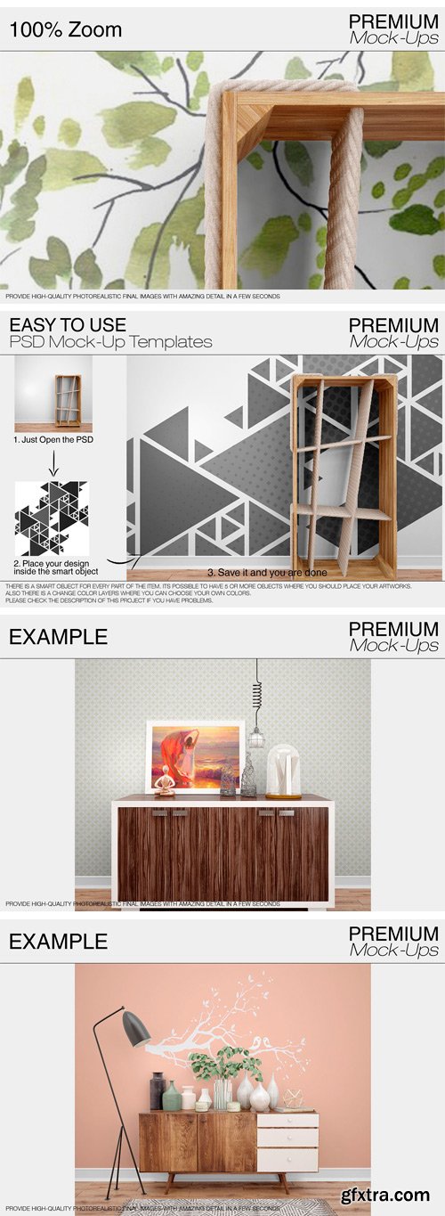CM - Wall Mockups Pack 1783404