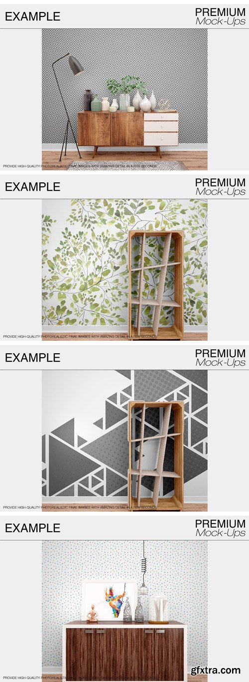 CM - Wall Mockups Pack 1783404