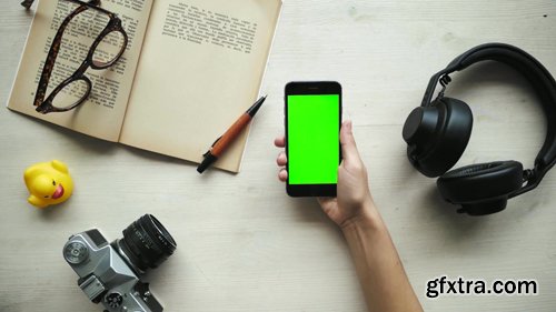 Top view of white wooden table of designer or creative person