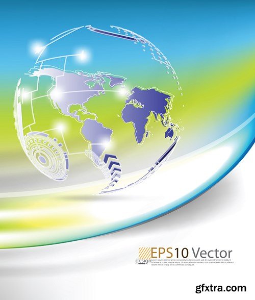 Collection of Vector Abstract Backgrounds Vol.92, 25xEPS