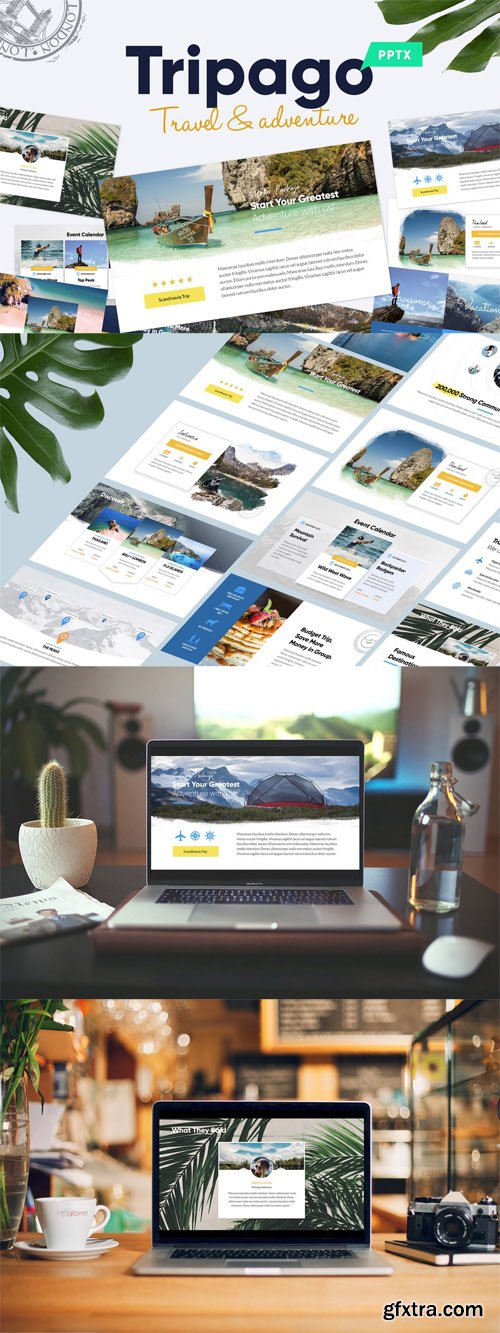TRIPAGO - Travel Business Powerpoint Template TRIPAGO - Travel Business Powerpoint Template