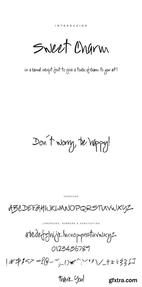 CM - Sweet Charm Script Font 1835518