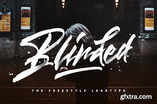 CreativeMarket Blinded - Freestyle Logotype 25% OFF 1400881