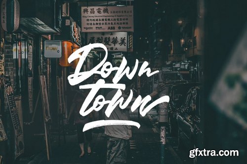 CreativeMarket Mind Blowing 3 Brush Font Set 40%OFF 1475831