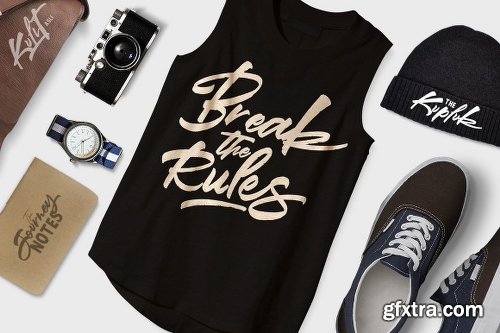 CreativeMarket Mind Blowing 3 Brush Font Set 40%OFF 1475831