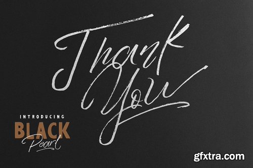 CreativeMarket Black Pearl Font Duo + Extras 1001240