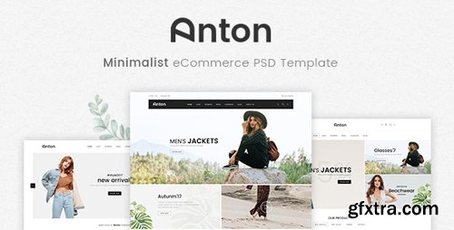 ThemeForest - Anton - Ecommerce PSD Template 20588579