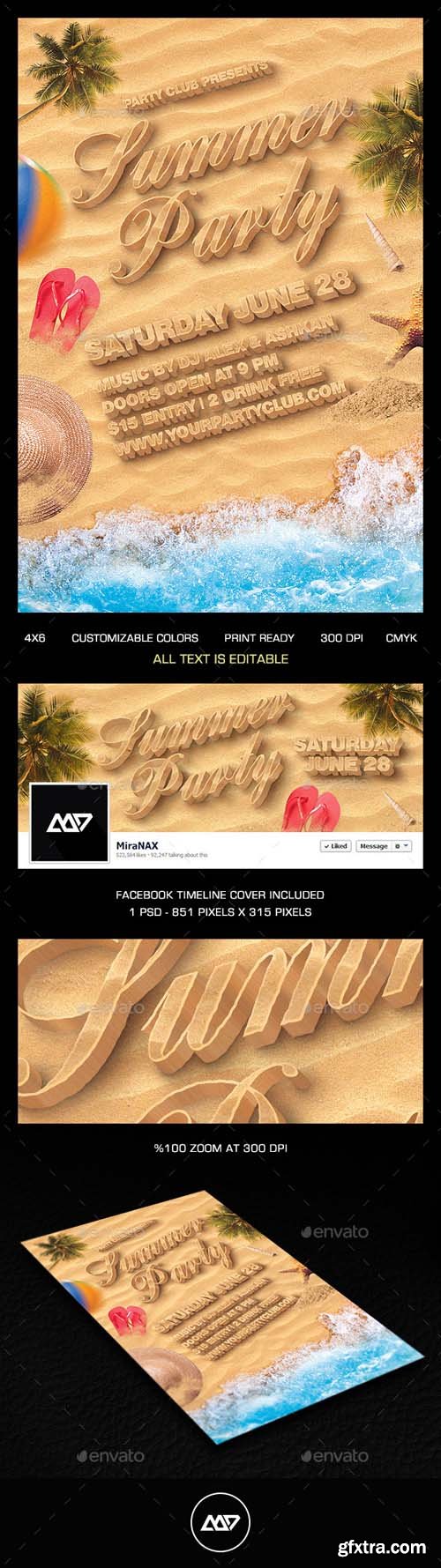 GR - Summer Beach Party Flyer PSD Template 11111369 GR - Summer Beach Party Flyer PSD Template 11111369
