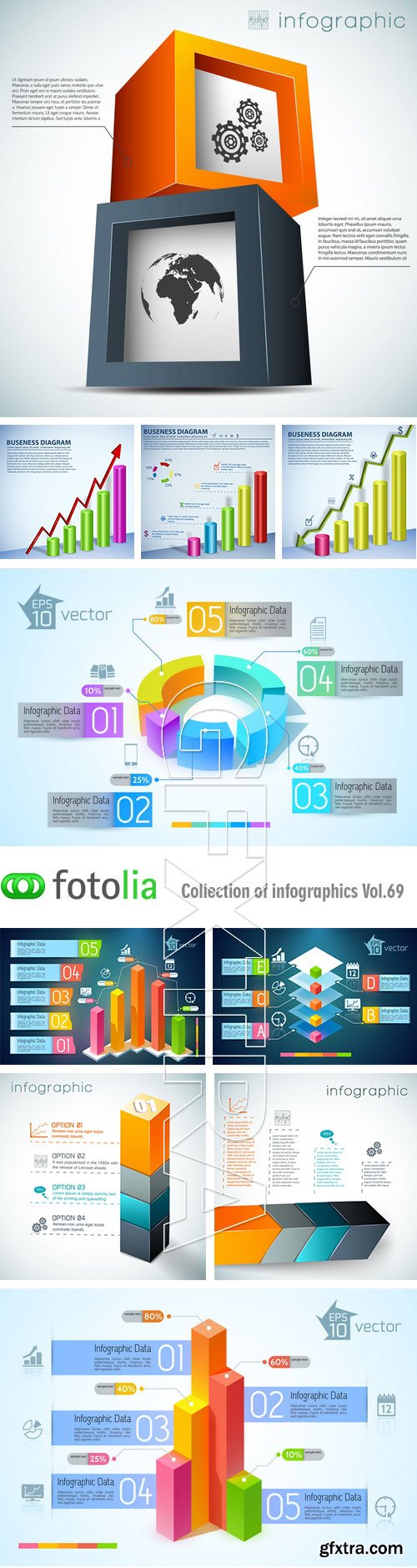 Collection of Infographics #69, 25xEPS