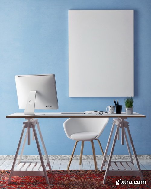 3D Interior Background Renders 25xJPG