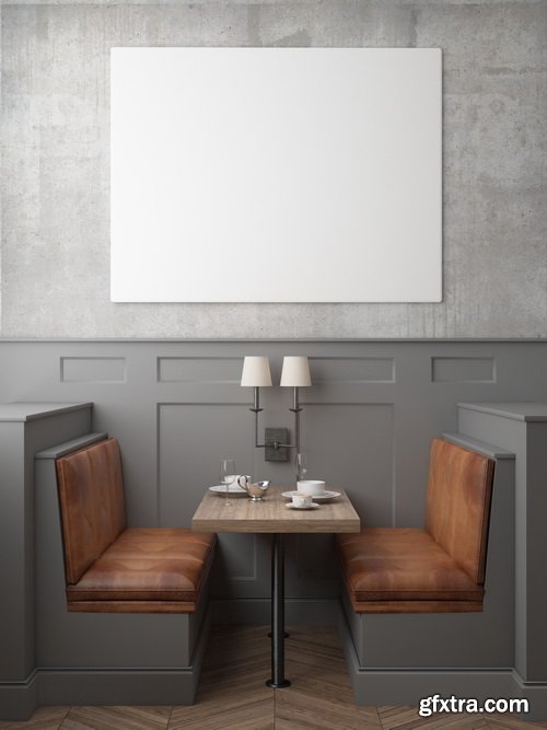 3D Interior Background Renders 25xJPG