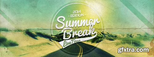 Summer Break Flyer Template Vol.2 + Facebook Cover