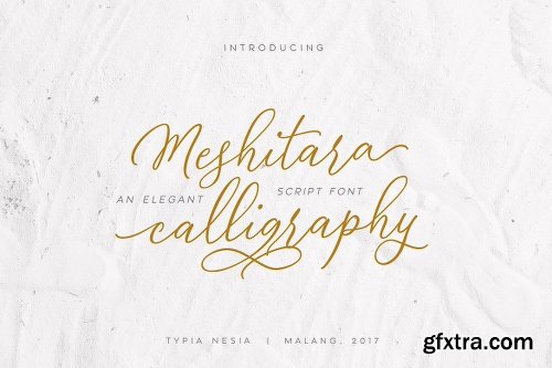 CreativeMarket Meshitara Font Duo 1825526