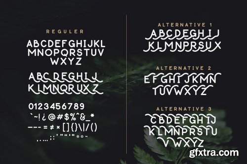 Thousand Lake - Handmade Font