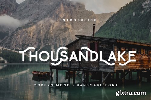 Thousand Lake - Handmade Font