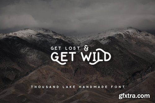 Thousand Lake - Handmade Font