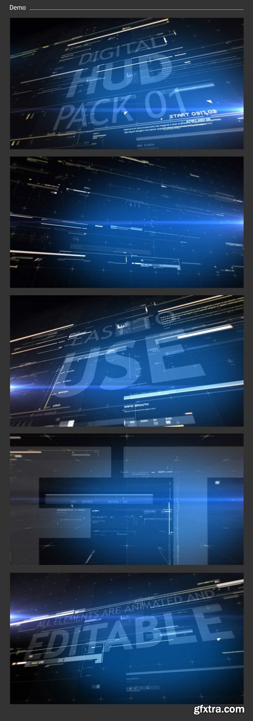 Videohive HUD Pack 01 13589076