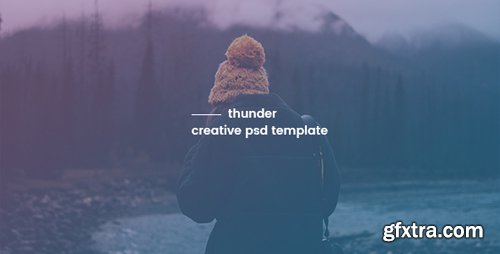 ThemeForest - Thunder - Creative PSD Template 20273496