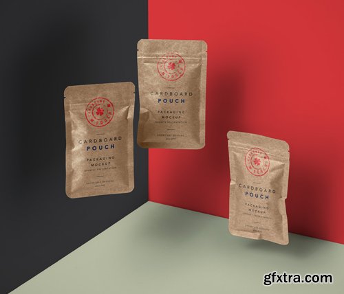 Psd Kraft Flat Pouch Packaging