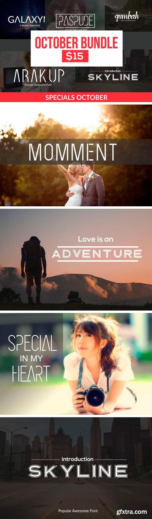 CM - Bundle Font - October Bundle #1 1921656