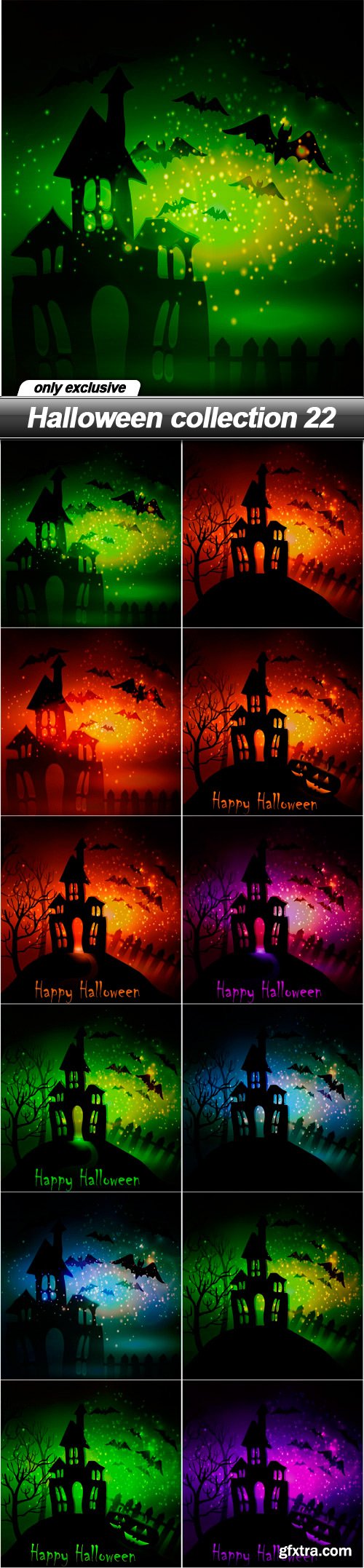 Halloween collection 22 - 12 EPS