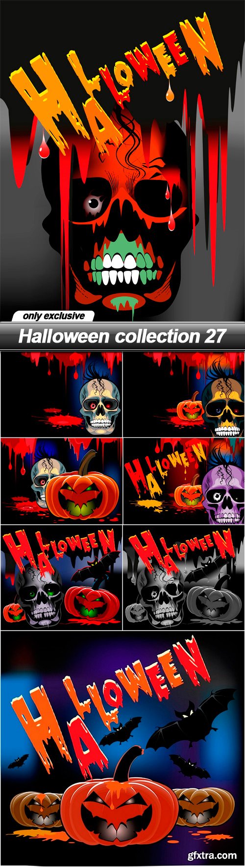 Halloween collection 27 - 8 EPS