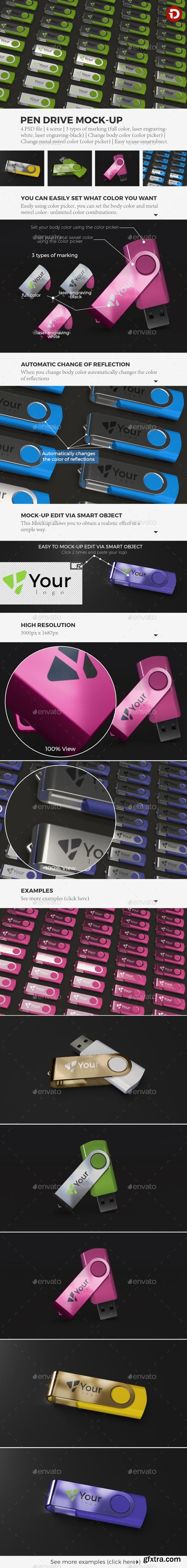 GR - Pen Drive Mock-Up 20751404 GR - Pen Drive Mock-Up 20751404