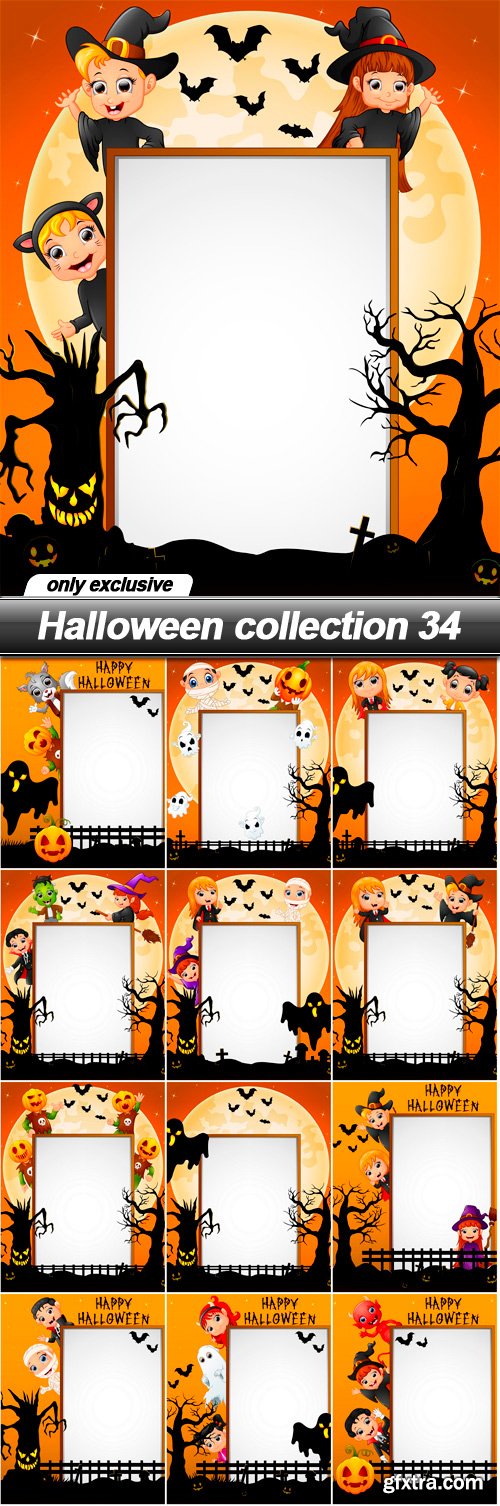 Halloween collection 34 - 13 EPS