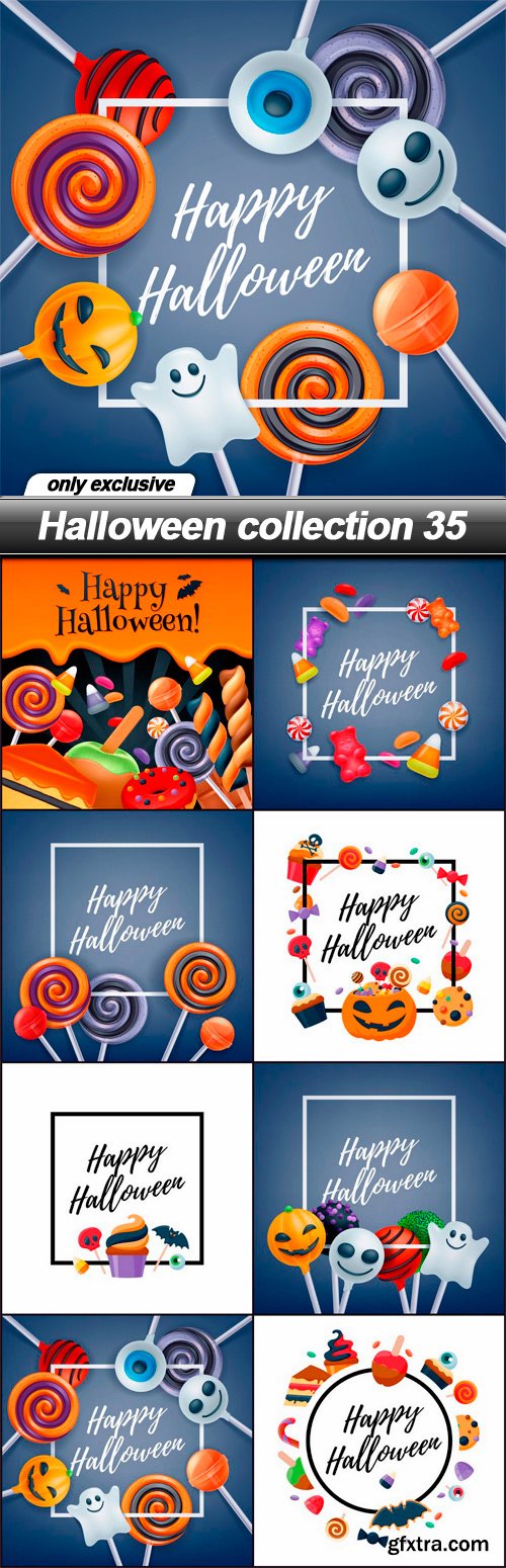 Halloween collection 35 - 8 EPS