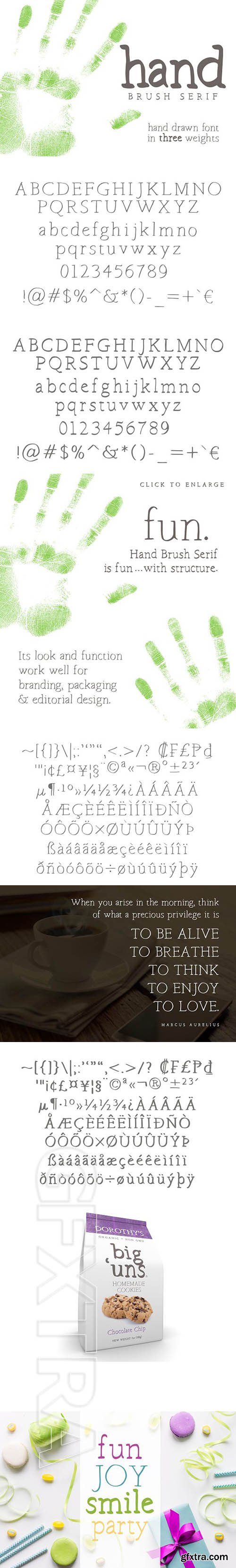 CreativeMarket - Hand Brush Serif 1919431