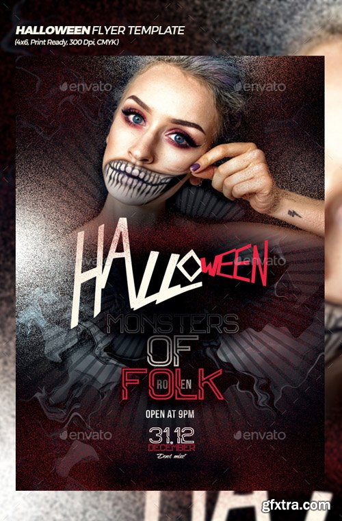 GR - Halloween Bash Flyer/Poster Template 20772605