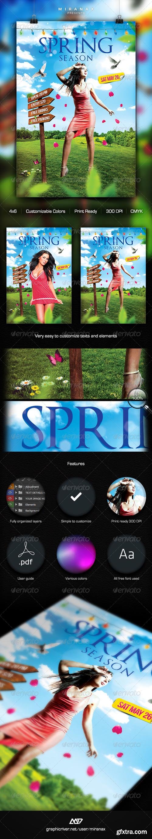 GR - Spring Break - Summer Party Flyer Template 7329134 GR - Spring Break - Summer Party Flyer Template 7329134