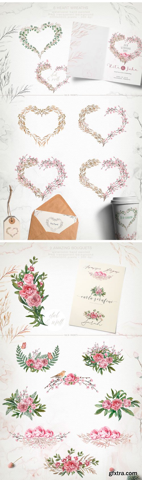 CM - Add Peonies - Watercolor Graphic Set 1868042