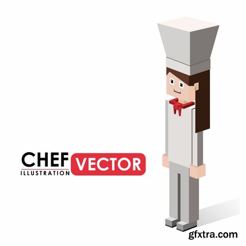 Pixel cartoon decorative design element vector image 25 EPS