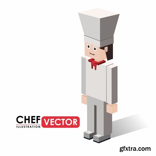 Pixel cartoon decorative design element vector image 25 EPS