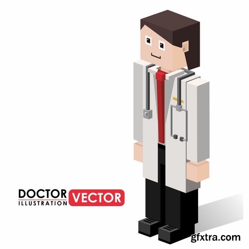 Pixel cartoon decorative design element vector image 25 EPS