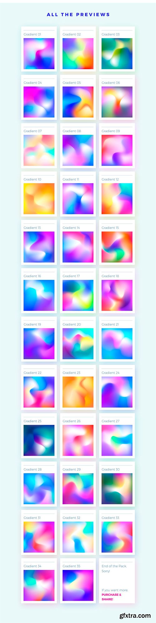 CM - Creative Gradient Backgrounds Pack 1876015