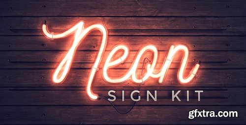 Videohive Neon Sign Kit V2.5 11928076 Videohive Neon Sign Kit V2.5 11928076